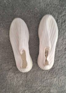 White Pleated Sneakers