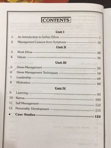TYBMS Indian Ethos In Management Textbook