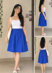 Classic Navy Blue Skirt
