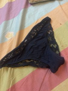 Red Lace Trim Panties