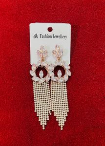 Dazzling Drop Earrings with Rhinestones newwdttag