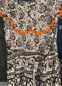 Elephant Print Maxi Dress