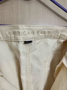 Cream Cargo Pants