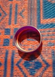 Purple Bangles with Red &amp; Gold Embellishments