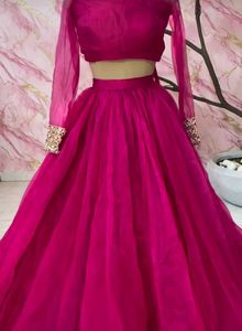 Magenta Lehenga Choli Set