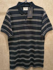 FRATINI Striped Polo T-Shirt