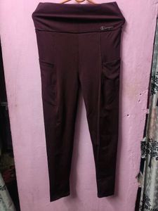 Champion Leggings - Deep Plum
