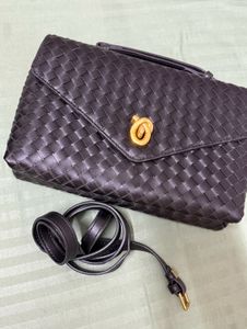 Bottega Veneta Intrecciato Knot Lock Bag