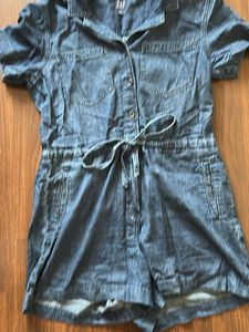 GAP Denim Jumpsuit Shorts