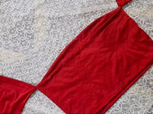 Women's Red Off-Shoulder Crop Top