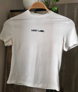 Lucky Label White T-Shirt