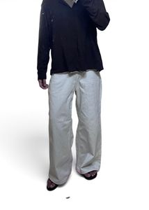 Wide Leg Denim Pants
