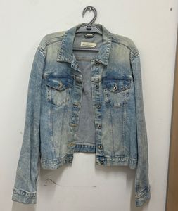 Oversized Denim Jacket - Light Wash
