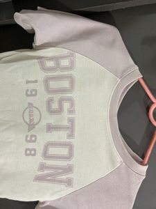 Boston Graphic crop top