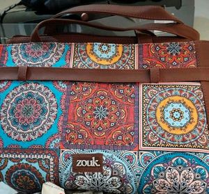Bohemian Print Tote Bag