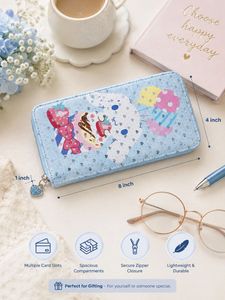 Sweet &amp; Fun Ladies Wallet Blue