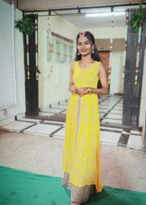 Elegant Yellow Ethnic Kurta Set