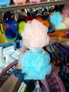 Set of 3 Loofah/loofa (multicolour)
