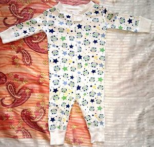 Cute Owl & Star Pajama Onesie