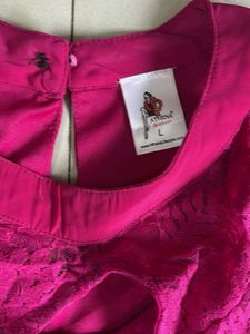 Stunning Pink Sleeveless Dress