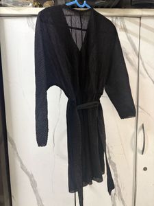 Chic Black Wrap Dress