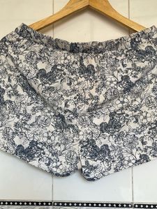 Floral Print Pajama Shorts