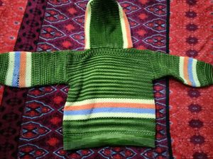 Woolen Hoodie And Pajami Set For Kids