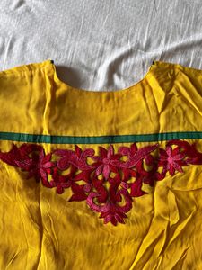Beautiful Yellow Kurti