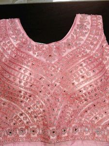 Stunning Pink Embellished Blouse