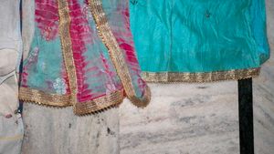 Beautiful handwork Kurta Set Suit.
