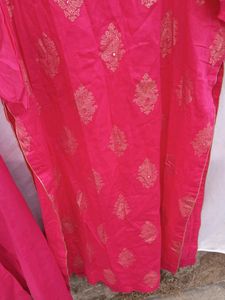 Megenta Sharara Set
