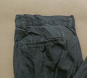 Acid Wash Light Denim Pants