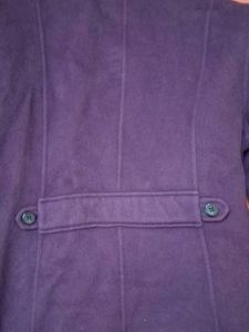 Crocodile Purple Buttoned Jacket
