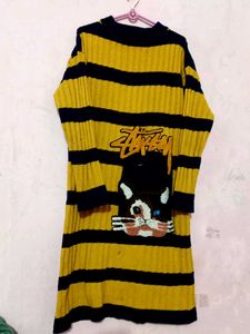 Striped Stussy Cat Dress