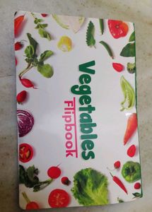 Vegetables colouring book