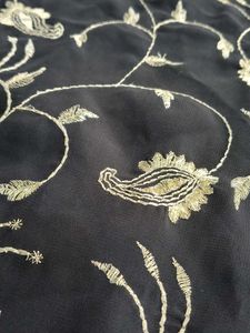Elegant Black Embroidered Kurta