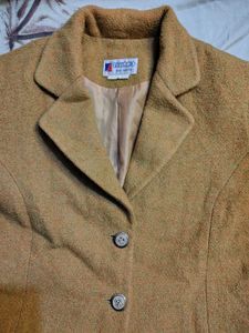Vintage Embroidered Wool Blazer
