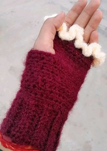 Handmade Crochet Fingerless Gloves