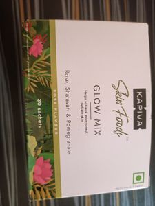 Kapiva Skin Food Glow Mix (For Glowing And Radiant Skin), 15 Sachets Are Available, It Is Best To Drink At Evening With Glass Of Water Please Check Instructions