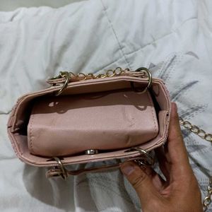 Daisy Pink Quilted Mini Bag