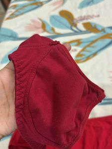 Red Bra and Panty Set