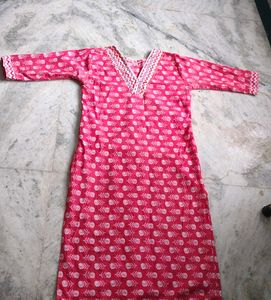 Pink kurti