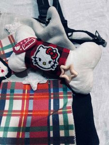 Hello Kitty &amp; Mickey Bag Unique Patchwork