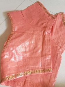 Beautiful Peach Ethnic Blouse
