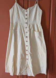 Summer Flare Dress- Lemon Yellow (XL)