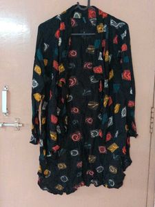 Full Sleeves Waterfall Shrug