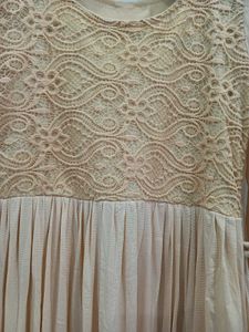 Elegant Lace Bodice Maxi Dress