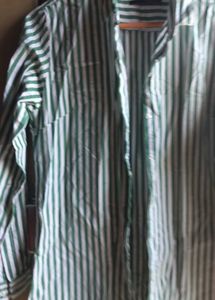 Classic Striped Button-Down Shirt