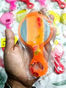Cute Mirror &amp; Comb Set - Pack of 12