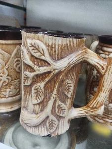 Goa/Wood Themed Ceramic Mug
